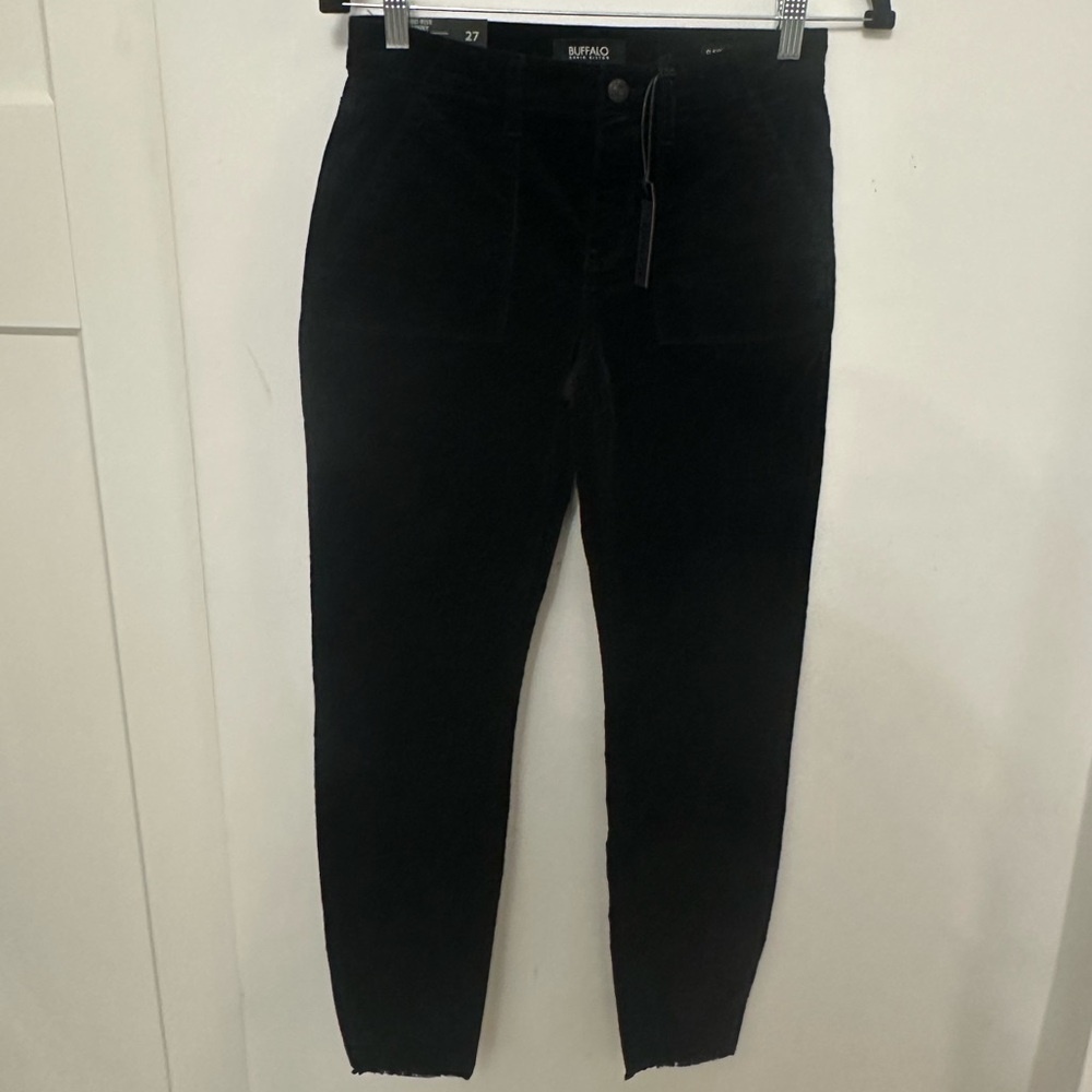 NWT Buffalo David Bitton Women’s Black Corduroy Pants